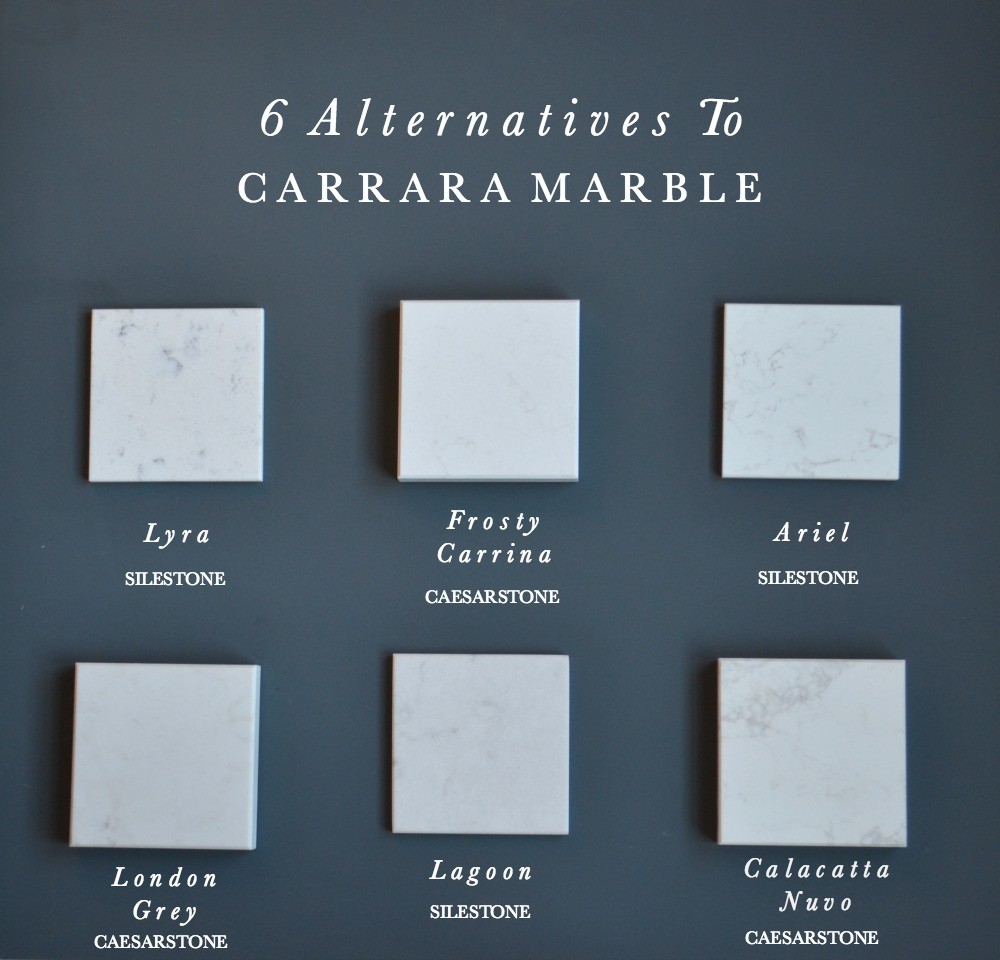 6 Alternatives to Carrara Marble Kitchen Worktops