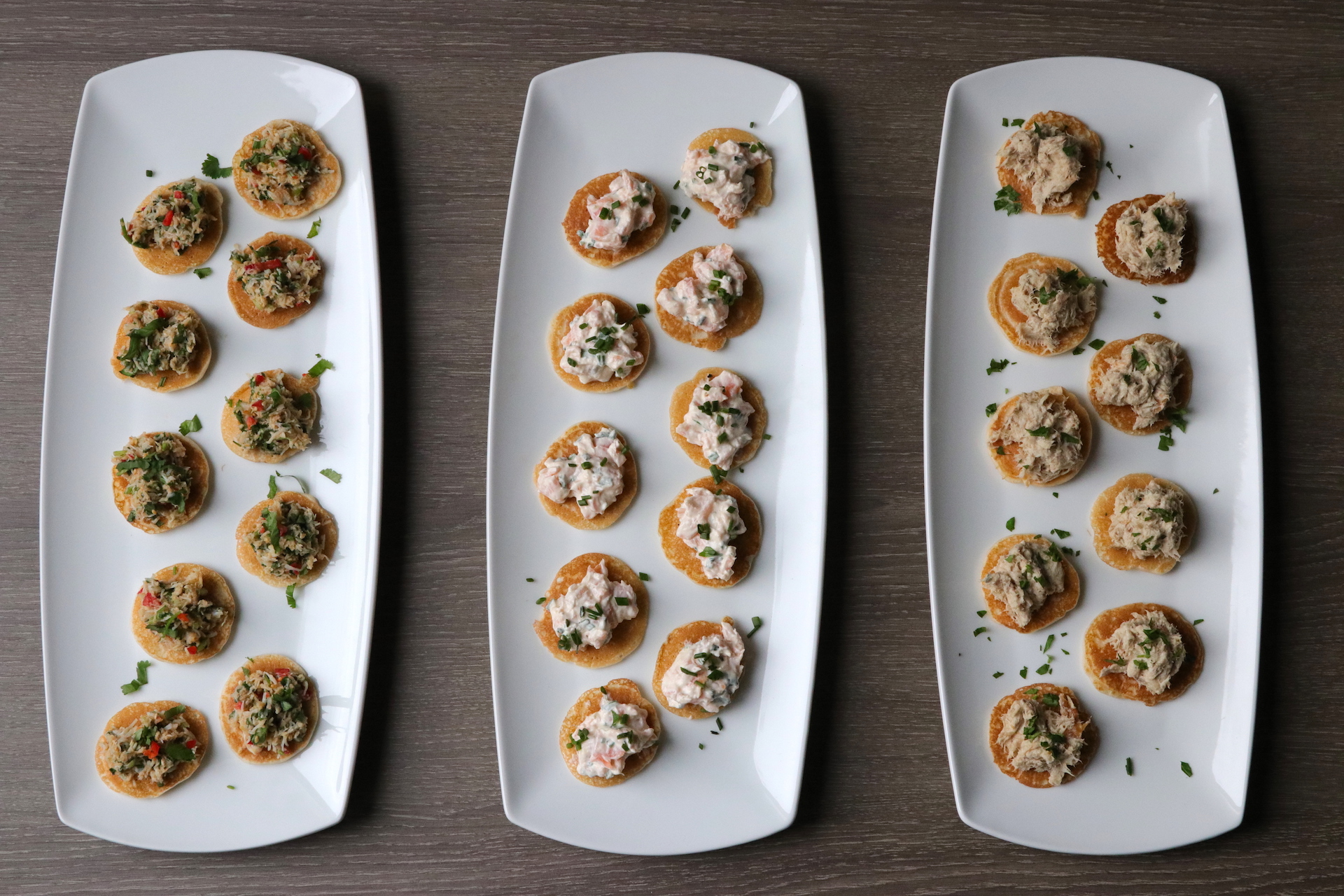Blini recipe - Canapé inspiration - Humphrey Munson Blog