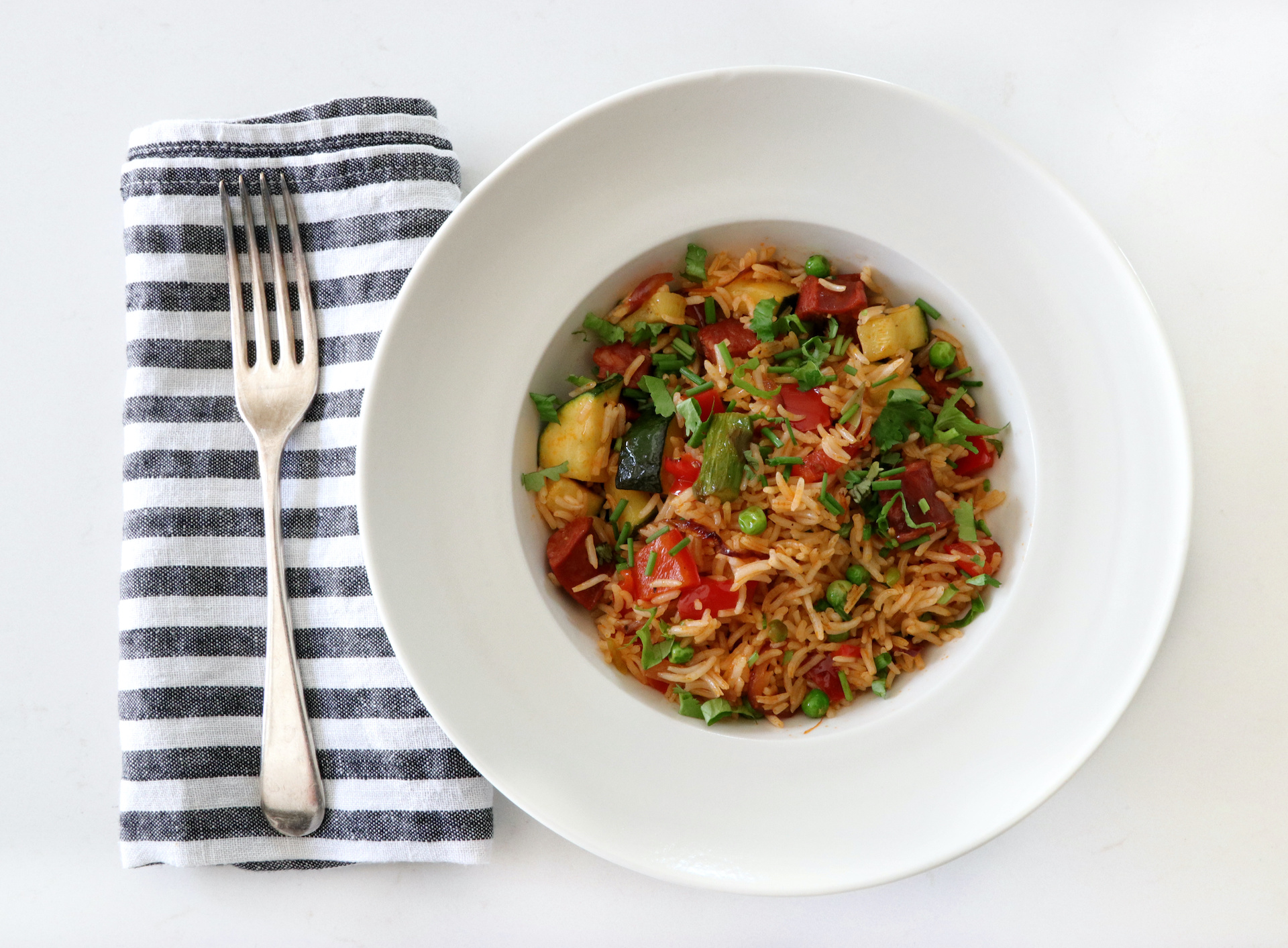Recipe Notes - Chorizo And Veggie Rice - Humphrey Munson Blog 