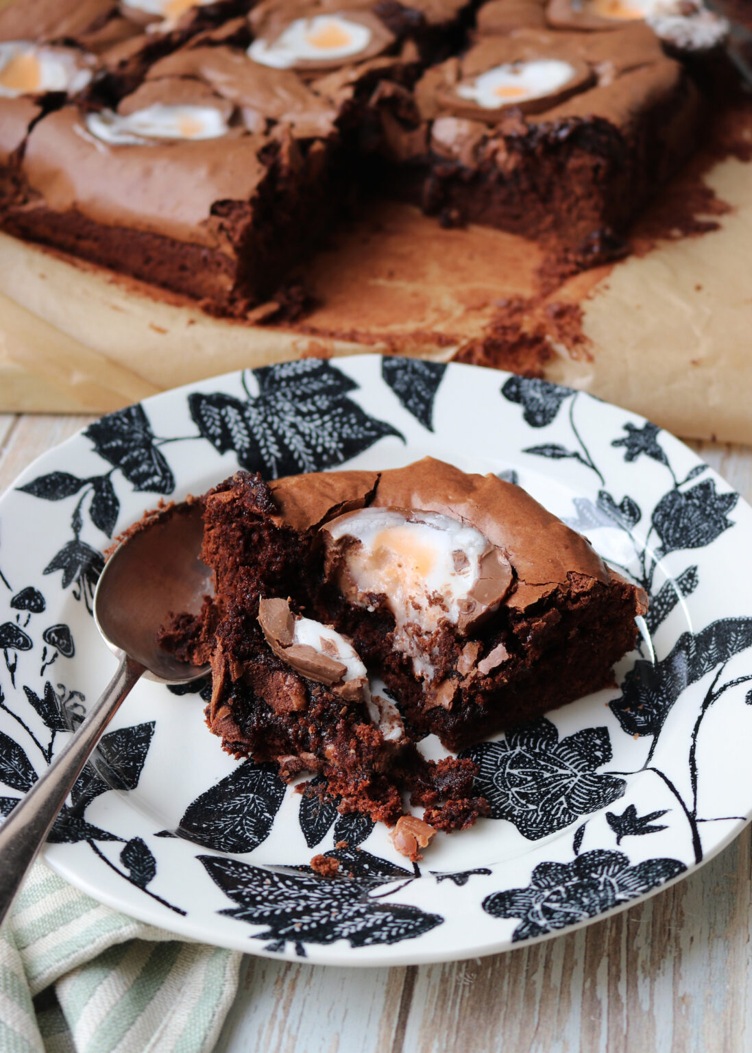 Creme Egg Chocolate Brownie