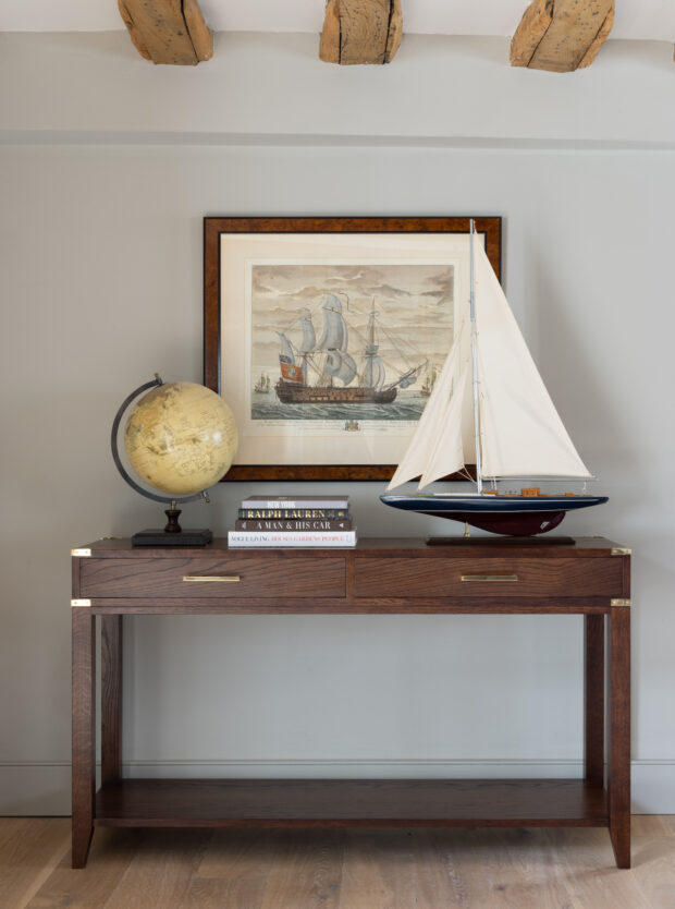 Crosby Console - Portobello oak - Sitting room furniture - Humphrey Munson