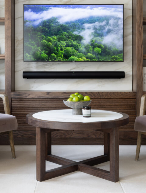 Handford Round Coffee Table With Porcelain Inlay - Image 2