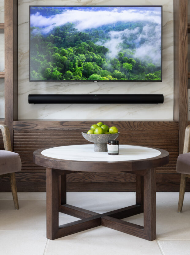 Handford Round Coffee Table With Porcelain Inlay