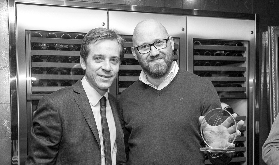 Peter Humphrey receiving the Sub-Zero & Wolf 1