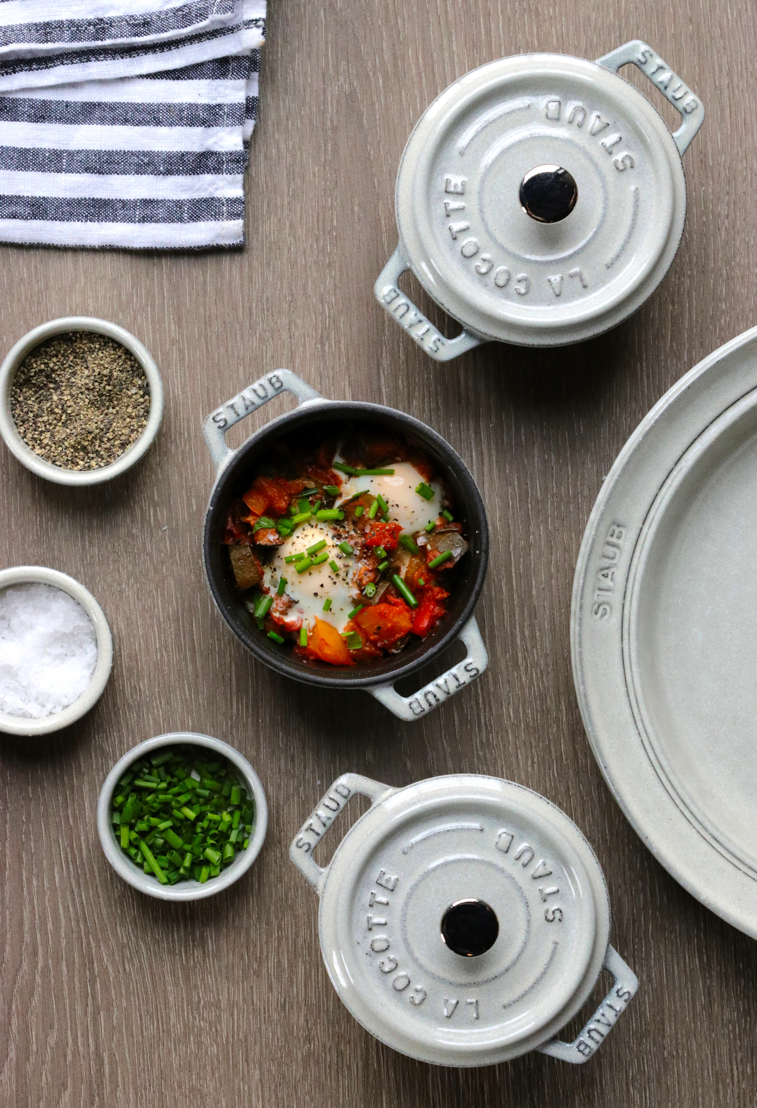 Baked Ratatouille and Quails Eggs | Humphrey Munson