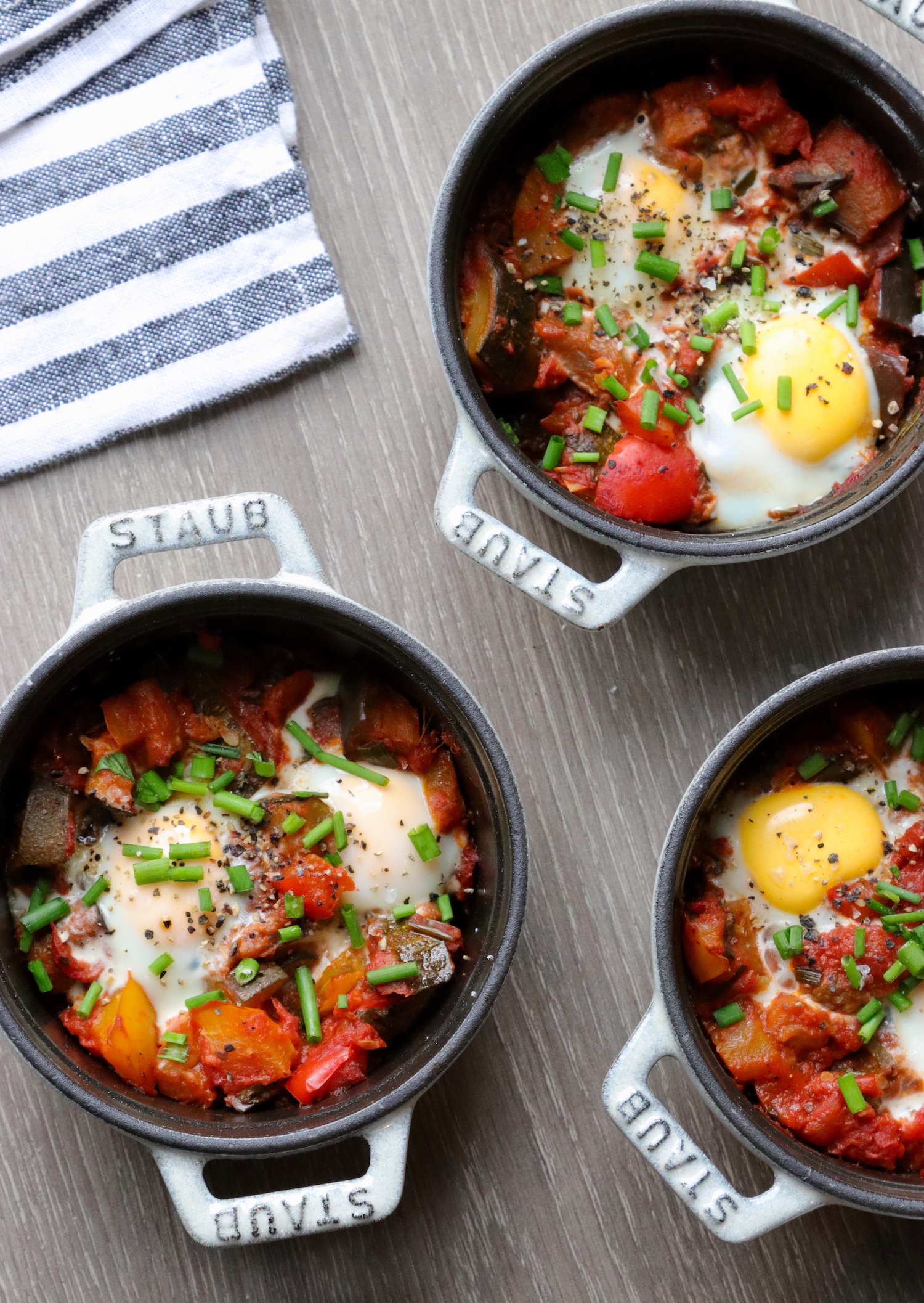 Baked Ratatouille and Quails Eggs | Humphrey Munson