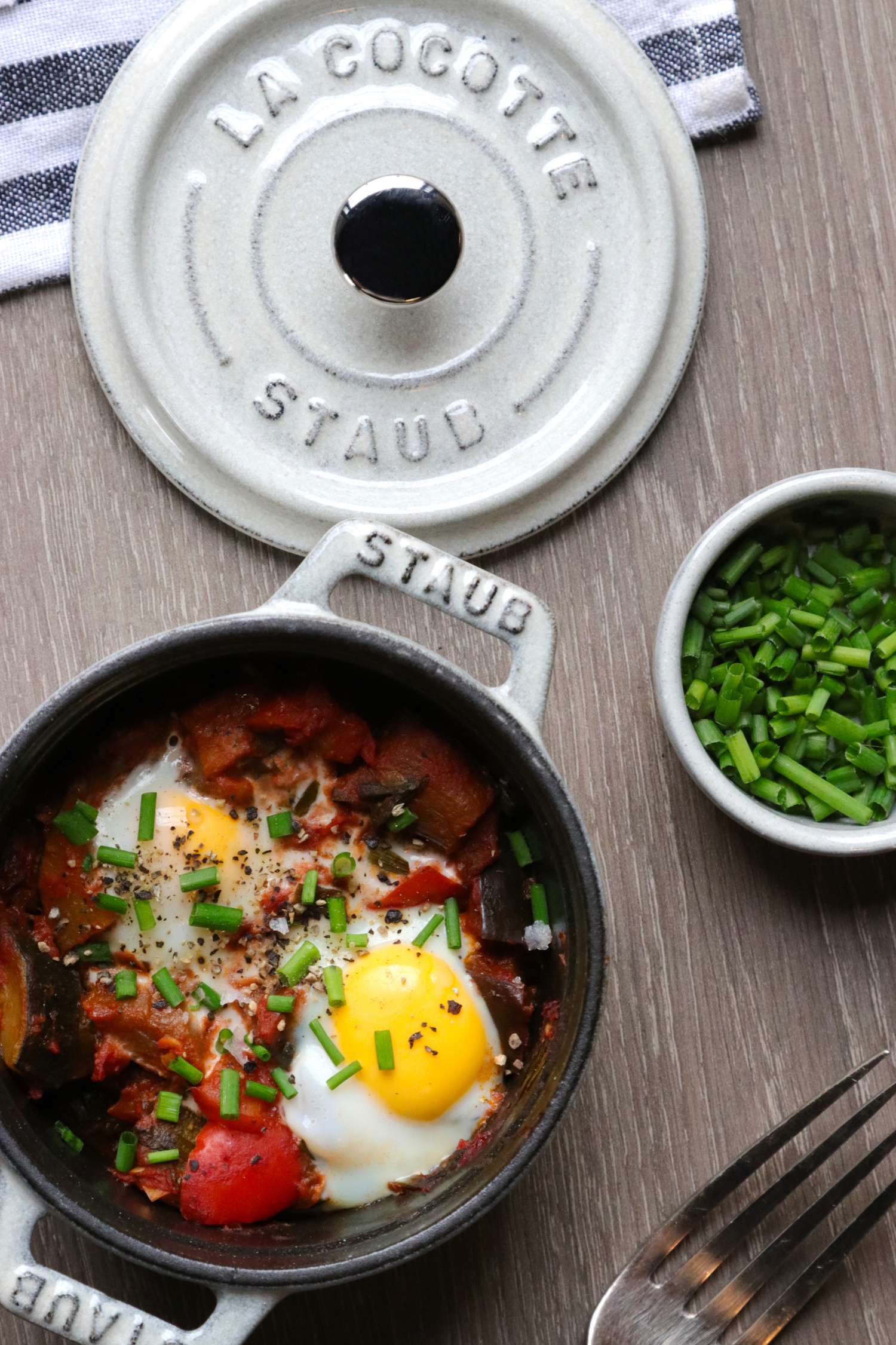 Baked Ratatouille and Quails Eggs | Humphrey Munson