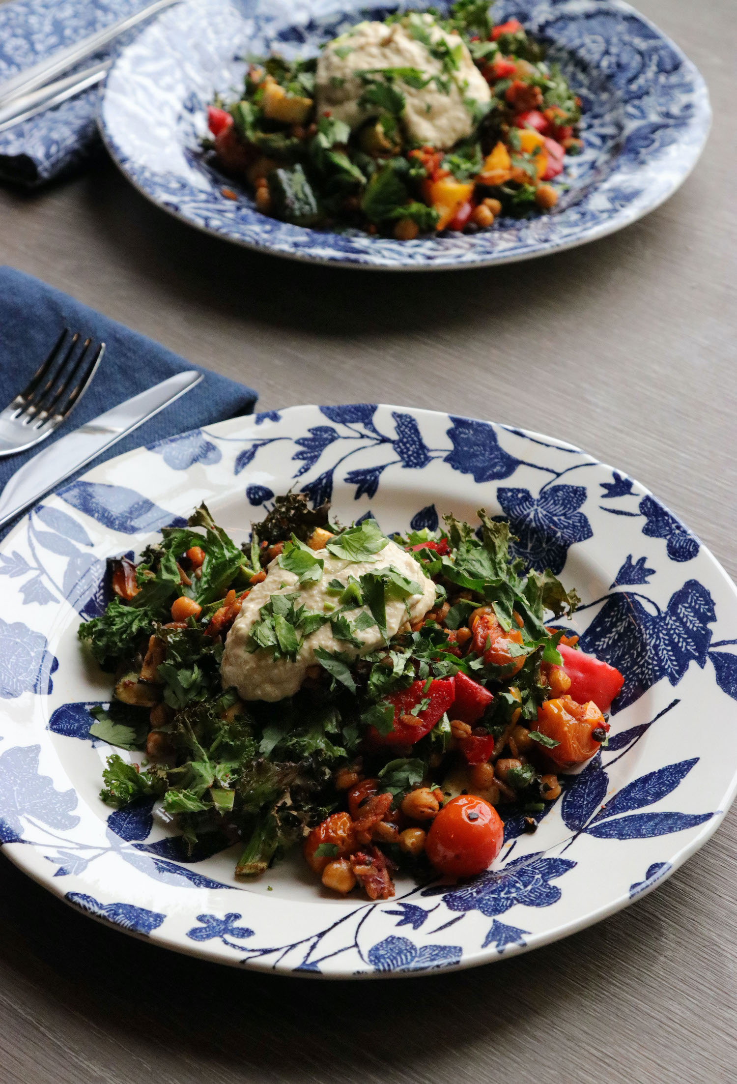 Vegan Chickpea & Mediterranean Veg Bake - Recipe Notes - Burleigh X Ralph Lauren - Humphrey Munson Blog 
