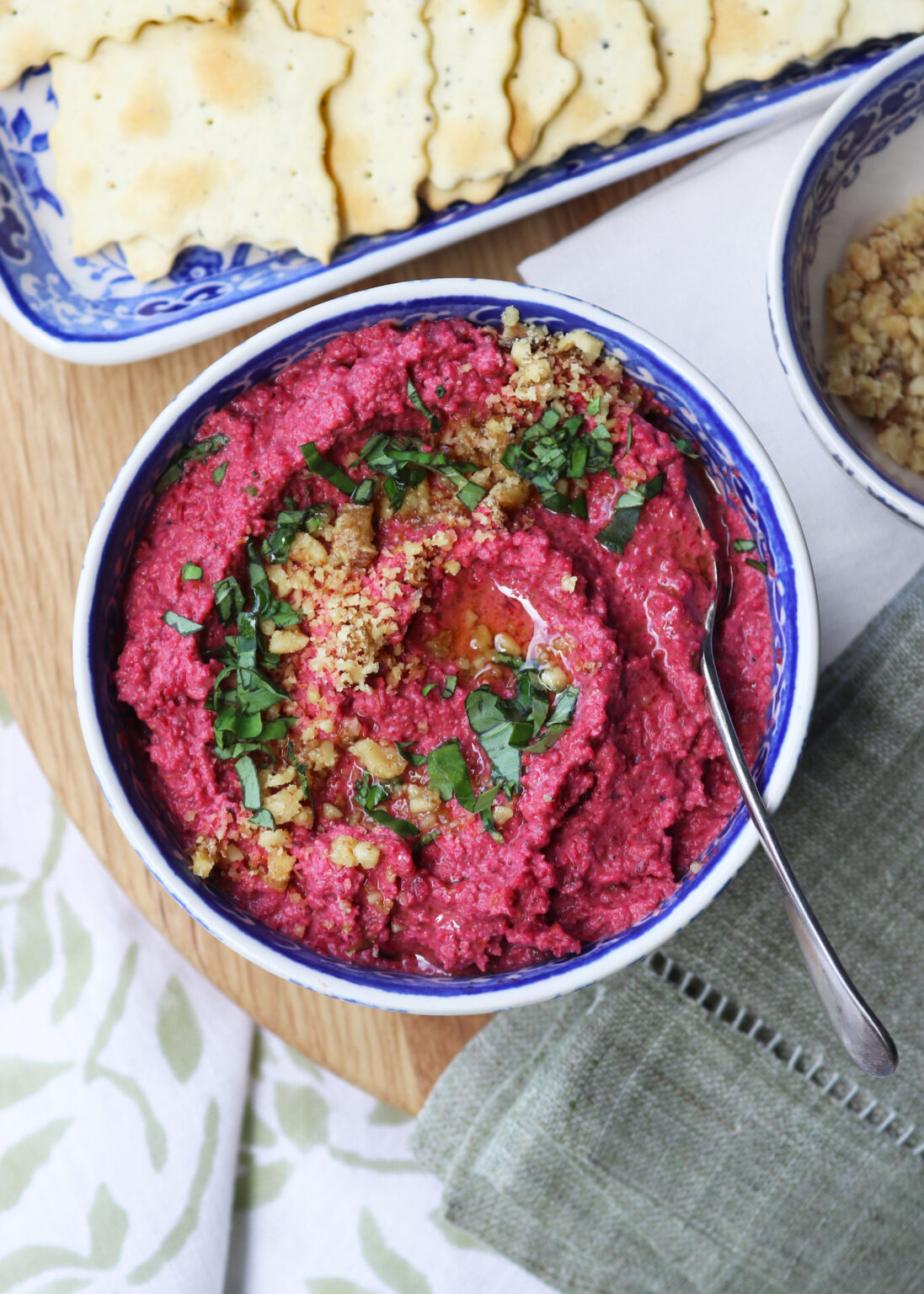 Easy Entertaining | Beetroot & Walnut Dip