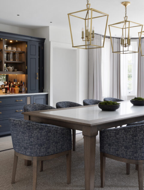 Byron Dining Table and George Tub dining chairs - Sevenoaks Project | Kitchen & Dining Room Furniture | Humphrey Munson