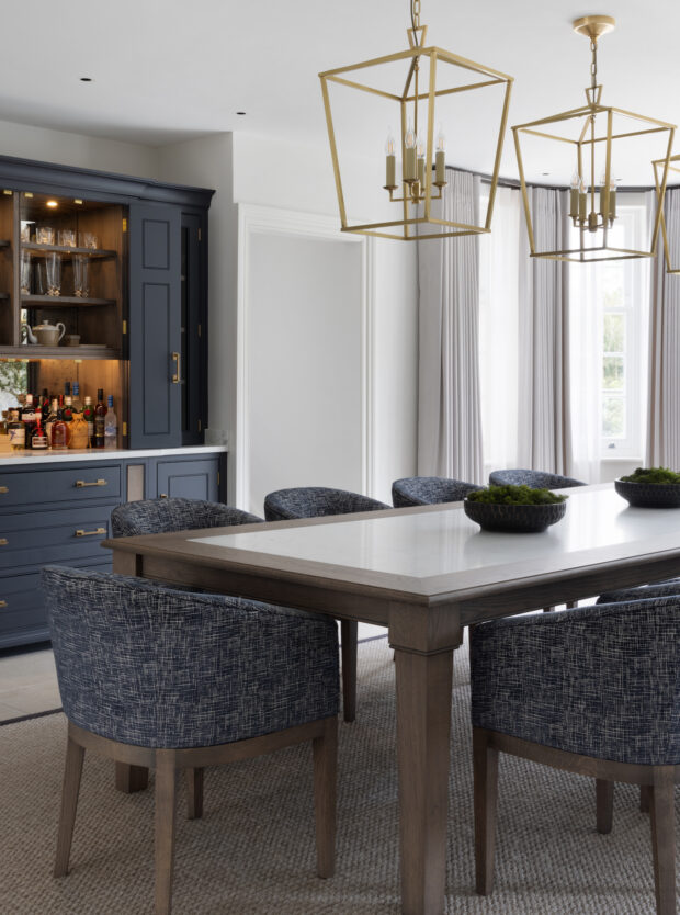 Byron Dining Table and George Tub dining chairs - Sevenoaks Project | Kitchen & Dining Room Furniture | Humphrey Munson