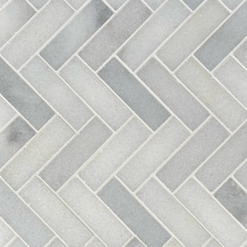 Kensington Marble Herringbone - Image 1