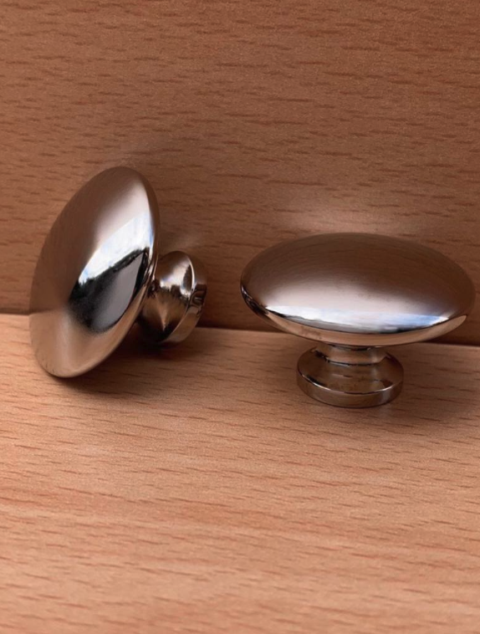 Ex-Display Bardell 32mm Knob in Polished Nickel