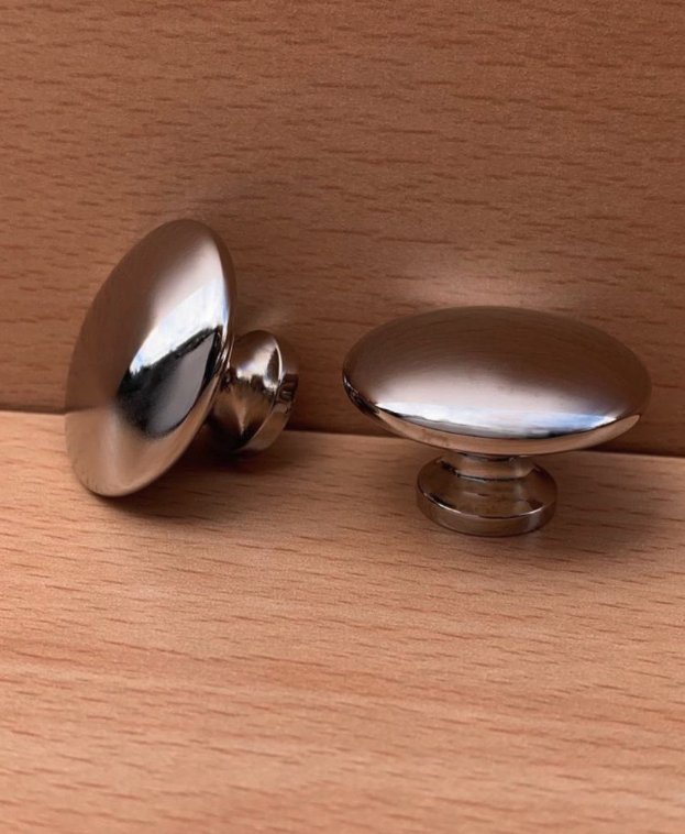 Ex-Display Bardell 32mm Knob in Polished Nickel - Image 1
