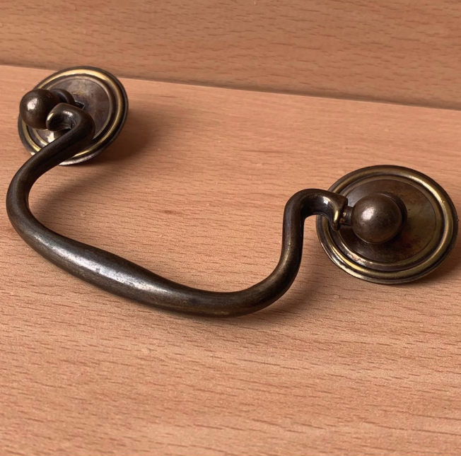 Ex-Display Norris Handle in Aged Brass - Image 1