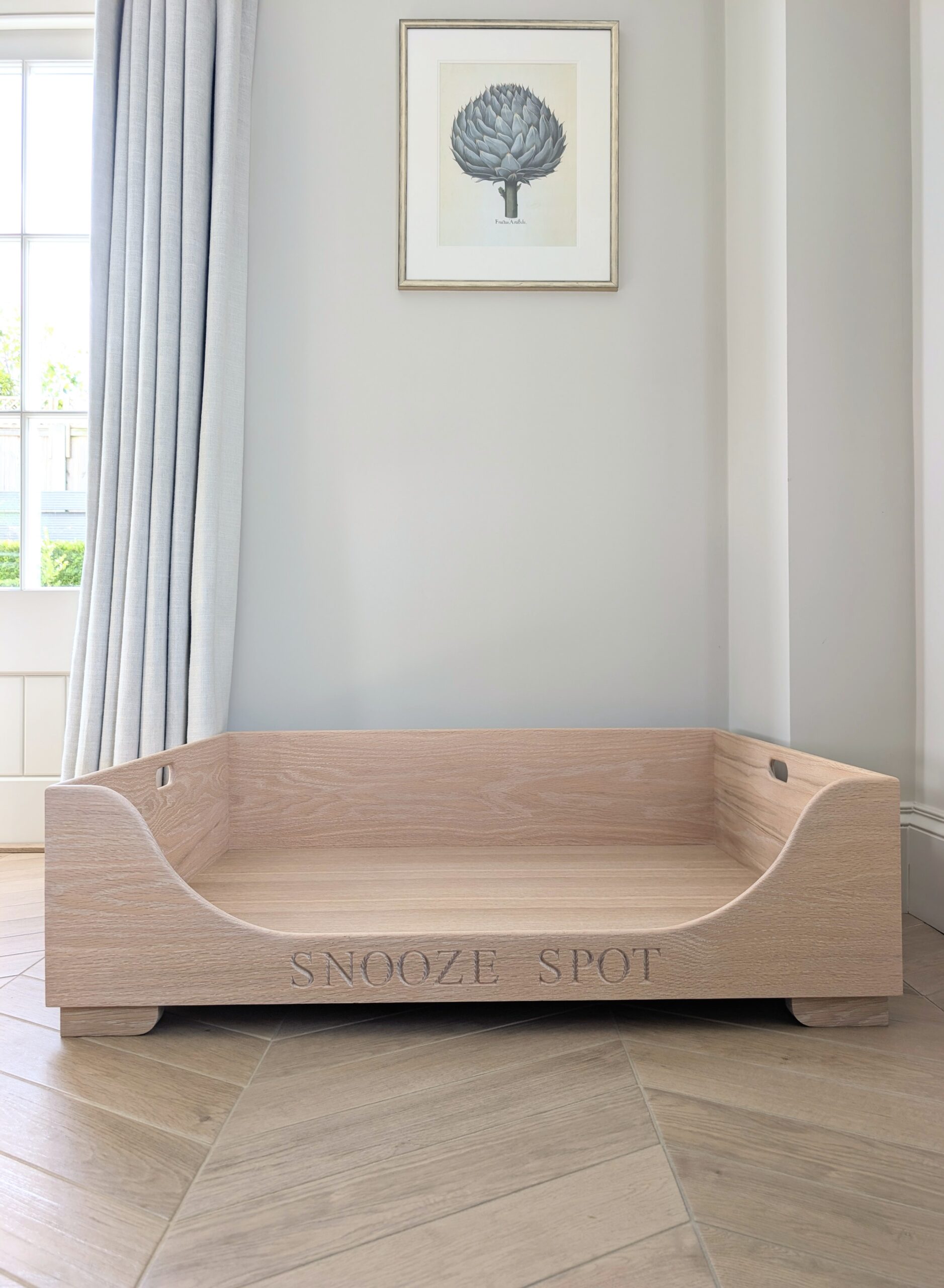 Dog Bed Large in Portman oak - Image 1
