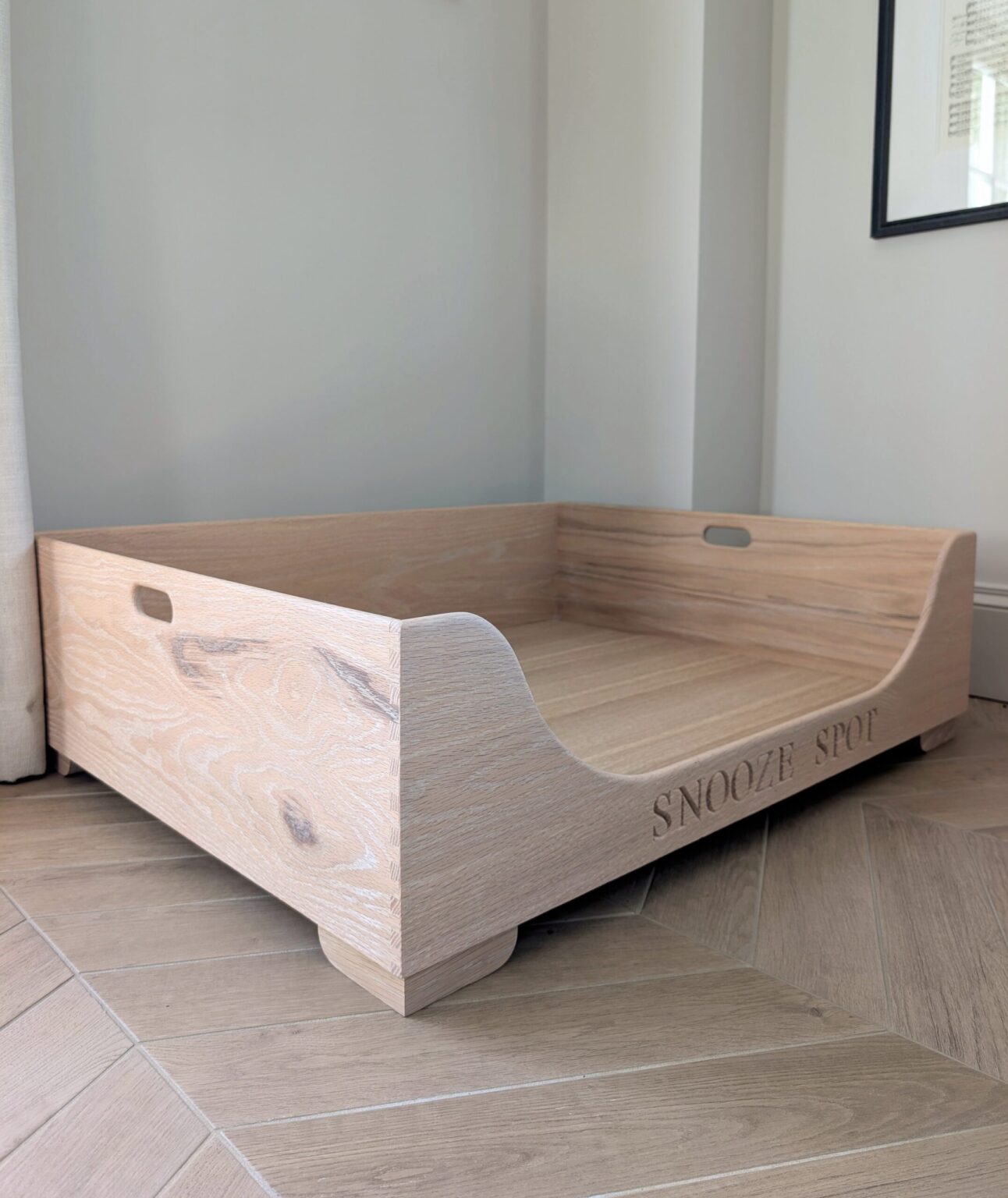 Dog Bed Large in Portman oak